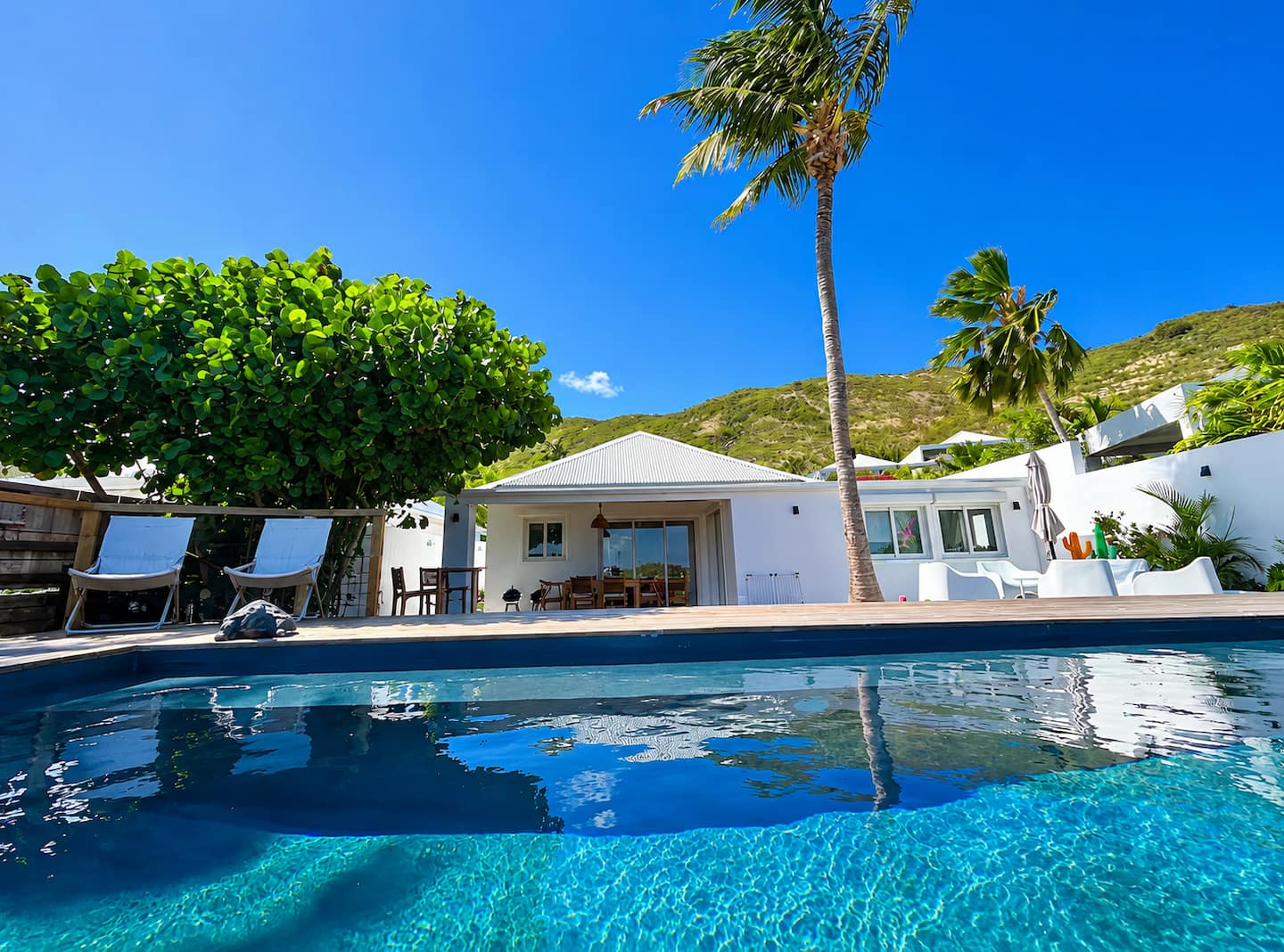 Private pool at Le Joyau de Pinel